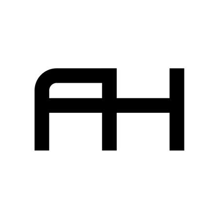 Illustration Vector Graphic of Modern FH Letter . Perfect to use for Technology Companyのイラスト素材