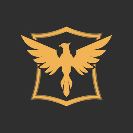 Illustration Vector Graphic of Eagle Emblem  . Perfect to use for Technology Companyのイラスト素材