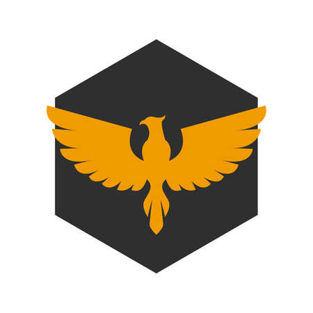 Illustration Vector Graphic of Golden Eagle  . Perfect to use for Technology Companyのイラスト素材