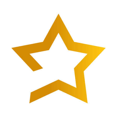 Illustration Vector Graphic of Golden Star  . Perfect to use for Technology Companyのイラスト素材