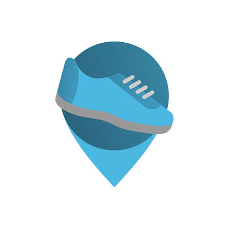 Illustration Vector Graphic of Shoes Pin  . Perfect to use for Technology Companyのイラスト素材
