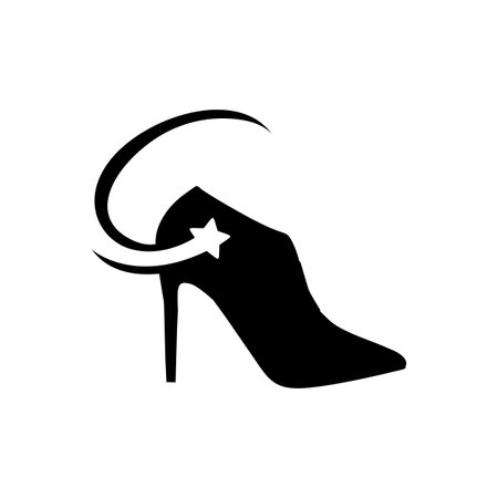 Illustration Vector Graphic of Star High Heel  . Perfect to use for Fashion Companyのイラスト素材
