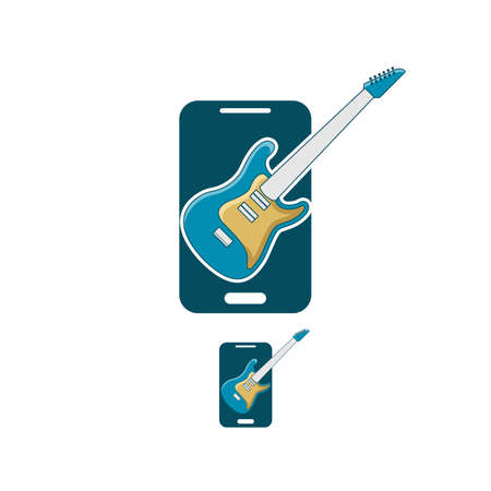 Illustration Vector Graphic of Guitar Applications. Perfect to use for Music or Game Companyのイラスト素材