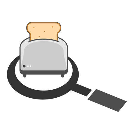 Illustration Vector Graphic of Toaster Logo. Perfect to use for Technology Company