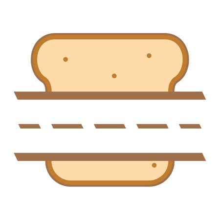 Illustration Vector Graphic of On Road Bread Logo. Perfect to use for Technology Companyのイラスト素材