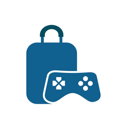 Illustration Vector Graphic of Suitcase Logo. Perfect to use for Technology Companyのイラスト素材