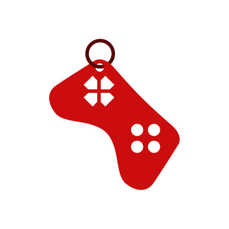 Illustration Vector Graphic of Gaming Price Tag Logo. Perfect to use for Technology Companyのイラスト素材