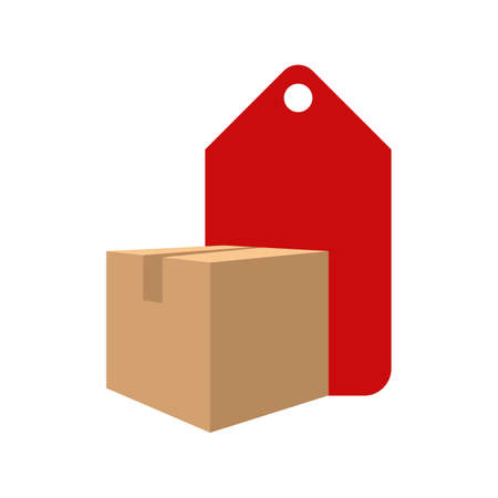 Illustration Vector Graphic of Package Price Tag Logo. Perfect to use for Technology Companyのイラスト素材