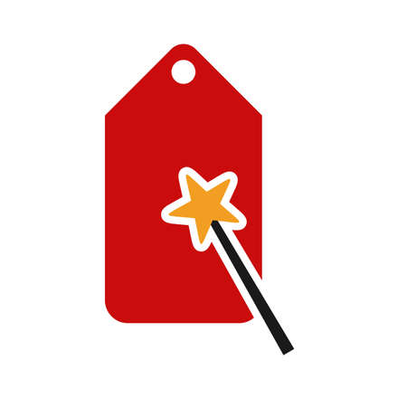Illustration Vector Graphic of Star Price Tag Logo. Perfect to use for Technology Companyのイラスト素材