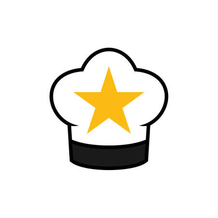 Illustration Vector Graphic of Star Chef Logo. Perfect to use for Food Companyのイラスト素材