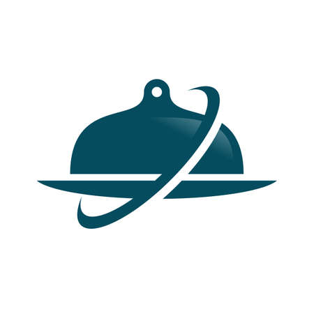 Illustration Vector Graphic of Food Cloche Logo. Perfect to use for Food Companyのイラスト素材