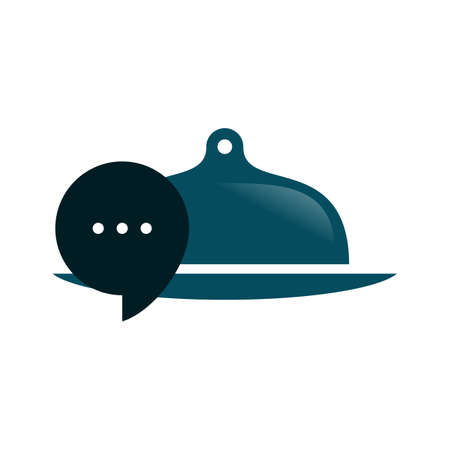 Illustration Vector Graphic of Food Cloche Logo. Perfect to use for Food Companyのイラスト素材