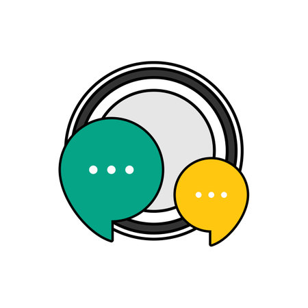 Illustration Vector Graphic of Chat Plate Logo. Perfect to use for Food Companyのイラスト素材