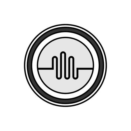 Illustration Vector Graphic of Pulse Plate Logo. Perfect to use for Food Companyのイラスト素材