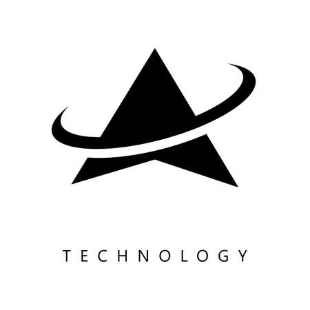Illustration Vector Graphic of Arrow Technology Logo. Perfect to use for Technology Companyのイラスト素材