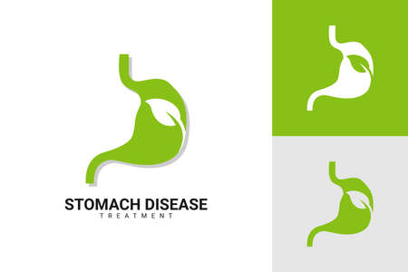 Illustration Vector Graphic of Stomach Disease Logo. Perfect to use for Medical Companyのイラスト素材