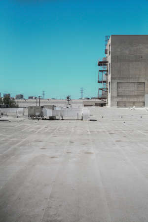industrial rooftop in los angelesの写真素材