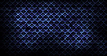 abstract romboid grid background in electric blue colors - Science, futuristic, energy, technology conceptの写真素材