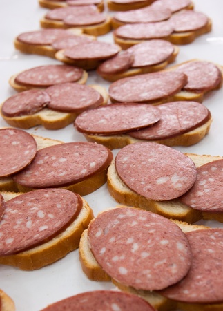 Ðread and sausageの写真素材