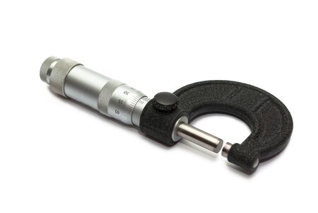 Micrometer isolated on white backgroundの写真素材