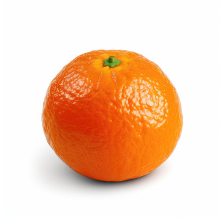 perfect tangerine isolated on white background. Full depth of field.の素材