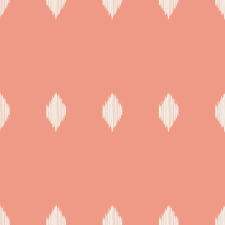 Traditional Ethnic ikat motif fabric pattern background.Embroidery Ethnic pattern pink pastel rose...
