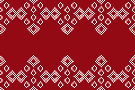 Traditional ethnic motifs ikat geometric fabric pattern cross stitch.Ikat embroidery Ethnic oriental...