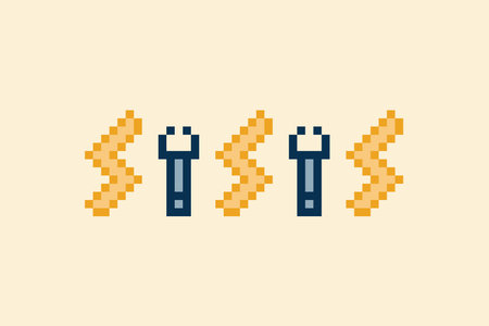 Cartoon robot engineer humanoid robotic ai with toy,artificial intelligence,8 bit,business.