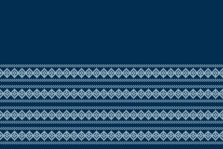 Traditional tribal ethnic pattern embroidery motifs with blue color background geometric,fabric...
