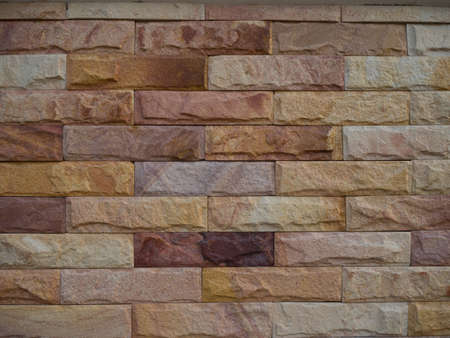 Background of brick wall textureの写真素材