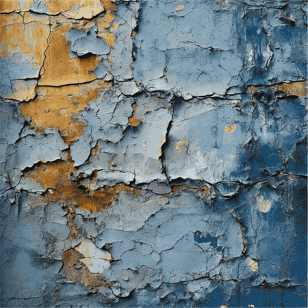 vector concrete texture,abstract background,old wall surface,rupture color paint,cement crackのイラスト素材