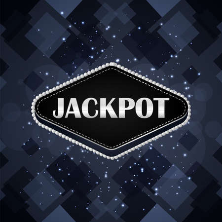 Casino online jackpot gambling game with creative backgroundのイラスト素材