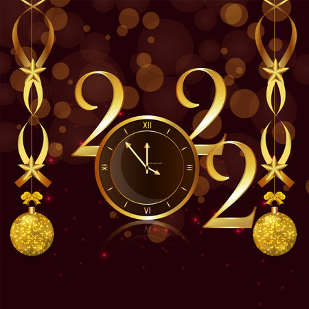 Happy new year greeting card and backgroundのイラスト素材