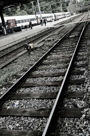 railway stationのeditorial素材