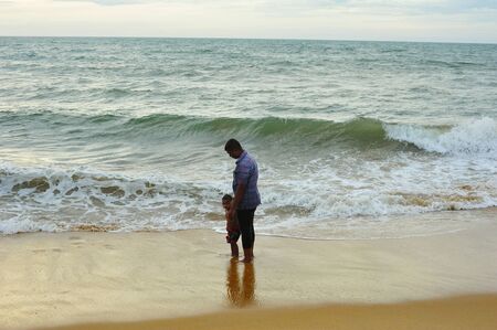 father and sonのeditorial素材