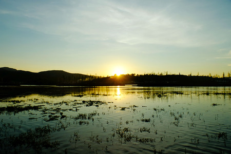 yun nan lake scenery