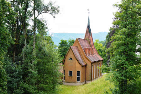 Three roofs Churchの写真素材