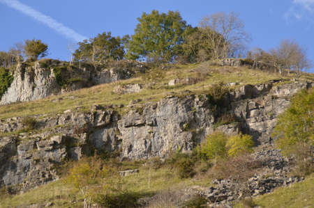 hills at cheddar gorge 2の写真素材