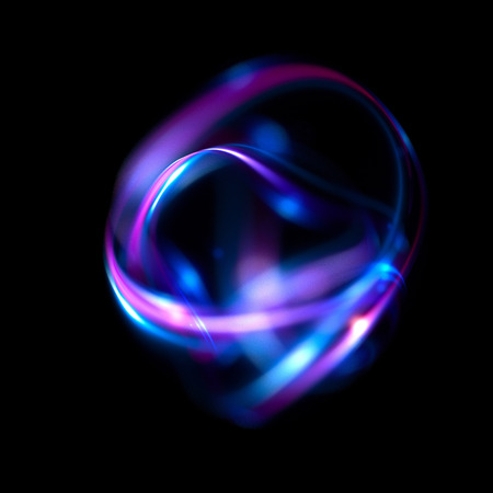Abstract ring background. Glowing spiral. The energy flow tunnel. shine round frame with light circles light effect. glowing cover. Space for message. Light sphere. Atom power.の写真素材