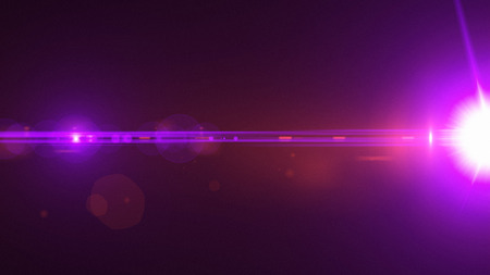 Beautiful light flares. Glowing streaks on dark background. Luminous abstract sparkling lined...