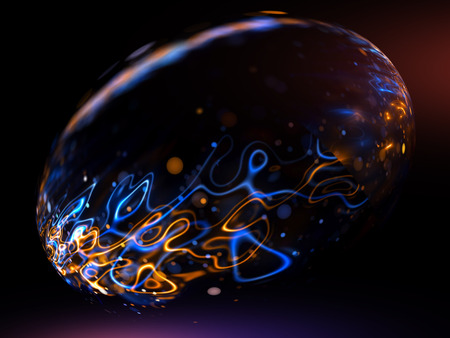 Abstract background. luminous swirl. Elegant glowing circle. Bright spiral. Glow ribbon. Empty space. 
Sparkling particle. Space tunnel. Glossy orbit. Colorful ellipse. Glint galaxy. Oval stageの写真素材
