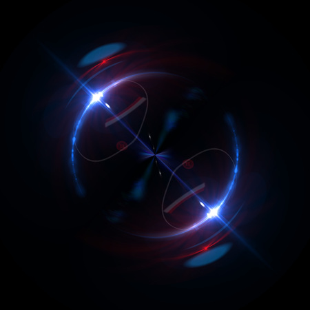 Abstract background. luminous swirling. Elegant glowing circle. Sparking particle. Space tunnel....
