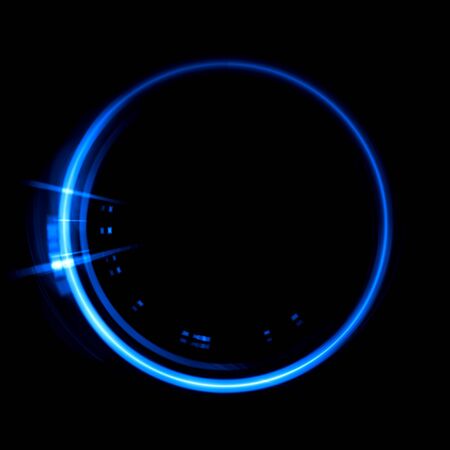 Abstract background. luminous swirling. Elegant glowing circle. Sparking particle. Space tunnel. Glossy jellyfish. Colorful ellipse. Glint sphereの写真素材