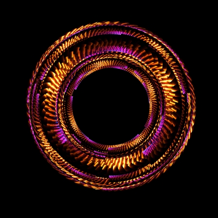 Abstract background. luminous swirling. Elegant glowing circle. Sparking particle. Space tunnel....