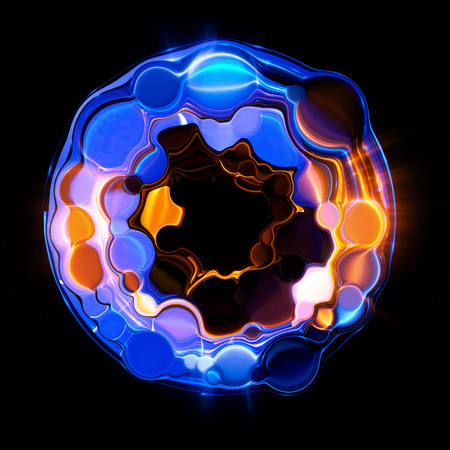 Abstract background. luminous swirling. Elegant glowing circle.
