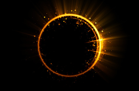 Abstract background. luminous swirling. Elegant glowing circle. Big data cloud. Light ring.Sparking...