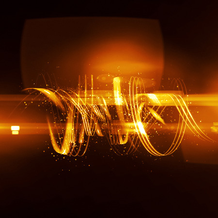 Glow swirl light effect. Circular lens flare. Abstract rotational lines. Power energy element.  ...