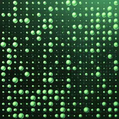 Seamless Pattern with Halftone Dots. 3d white and black Ink Dots. Spotted Effect.
Aging Dots Overlay.  Random size molecules.の写真素材