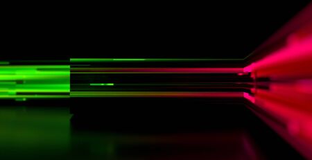 3d Illustration Studio Space. Led light panels.の写真素材