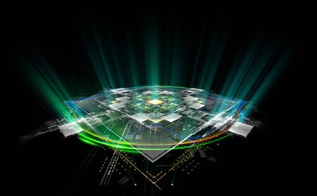 3d render abstract background